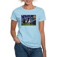 thumbnail image 1 of CafePress - Starry Night & Boston Women's Light T Shirt - Women's Classic T-Shirt, 1 of 4