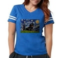 thumbnail image 1 of CafePress - Starry Night Dachshund T Shirt - Womens Football Shirt, 1 of 4
