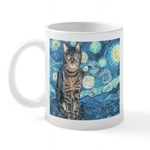 CafePress - Starry Night Life Mug - 11 oz Ceramic Mug - Novelty Coffee Tea Cup