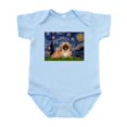 thumbnail image 1 of CafePress - Starry Night Pekingese Infant Bodysuit - Baby Light Bodysuit, Size Newborn - 24 Months, 1 of 4