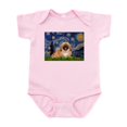 thumbnail image 1 of CafePress - Starry Night Pekingese Infant Bodysuit - Baby Light Bodysuit, Size Newborn - 24 Months, 1 of 4