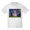 thumbnail image 1 of CafePress - Starry Night Schnauzer Kids Light T Shirt - Light T-Shirt Kids XS-XL, 1 of 4
