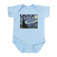 thumbnail image 1 of CafePress - Starry Night Vincent Van Gogh Body Suit - Baby Light Bodysuit, Size Newborn - 24 Months, 1 of 4
