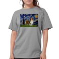 thumbnail image 1 of CafePress - Starry / Sheltie (S&W) T Shirt - Womens Comfort Colors® Shirt, 1 of 4