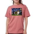 thumbnail image 1 of CafePress - Starry / Sheltie (S&W) T Shirt - Womens Comfort Colors® Shirt, 1 of 4