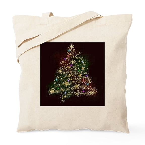CafePress - Starry Tree Tote Bag - Unisex Canvas Tote Bag, Beige, 1-Piece