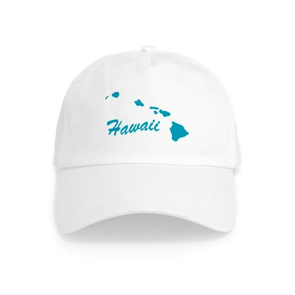 CafePress - State Hawaii Cap - Adjustable 100% Brushed Unisex Casual Cotton Baseball Cap, Beige, 1
