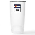 thumbnail image 1 of CafePress - State Highway 14, Colorado Stainless Steel Travel - Insulated Stainless Steel Travel Tumbler 20 oz., 1 of 3