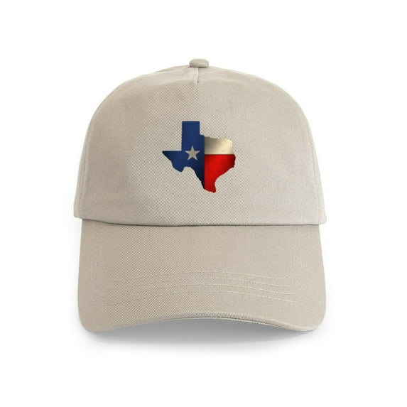 CafePress - State Of Texas Cap - Adjustable 100% Brushed Unisex Casual Cotton Baseball Cap, Beige, 1