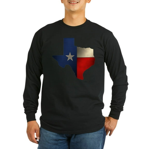 CafePress - State Of Texas Long Sleeve T Shirt - Long Sleeve Dark T-Shirt