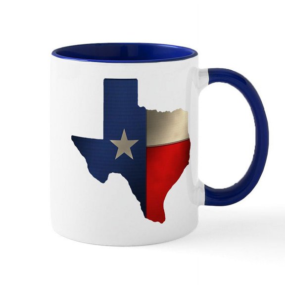 CafePress - State Of Texas Mug - 11 oz Ceramic Mug - Novelty Coffee Tea Cup