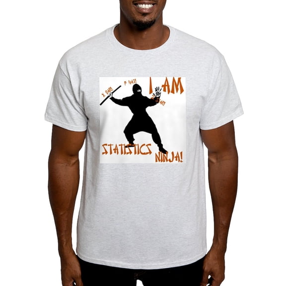 CafePress - Statistics Ninja T Shirt - Men's Classic Graphic T-Shirt