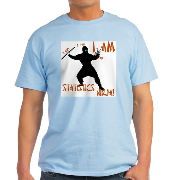 CafePress - Statistics Ninja T Shirt - Men's Classic Graphic T-Shirt