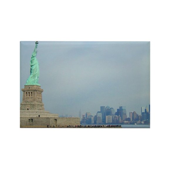 CafePress - Statue Of Liberty New York Pro - Rectangle Magnet, 2"x3" Refrigerator Magnet