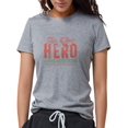 thumbnail image 1 of CafePress - Stay At Home Hero T Shirt - Womens Tri-blend T-Shirt, 1 of 1