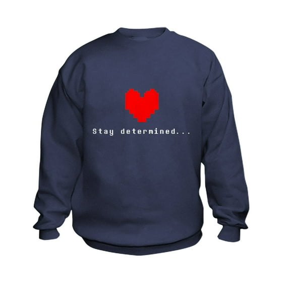 CafePress - Stay Determined Undertale Sweatshirt - Kids Sweatshirt, Youth Crew Neck Sweatshirt