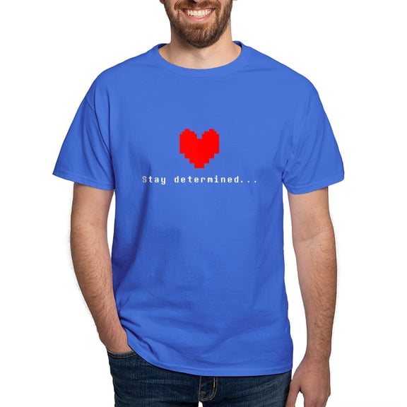 CafePress - Stay Determined Undertale T Shirt - Men's Classic Graphic Cotton T-Shirt