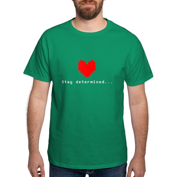 CafePress - Stay Determined Undertale T Shirt - Men's Classic Graphic Cotton T-Shirt