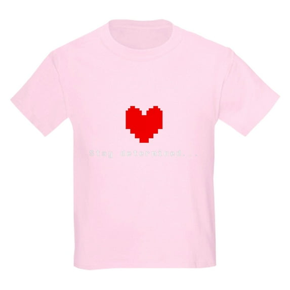 CafePress - Stay Determined Undertale T Shirt - Light Classic Kids Graphic, Short Sleeve T-Shirt, Sizes XS-XL