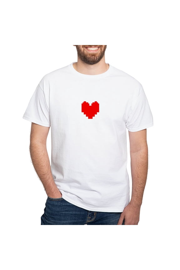 - Stay Determined Undertale T Shirt - Men's White Classic Cotton T-Shirts