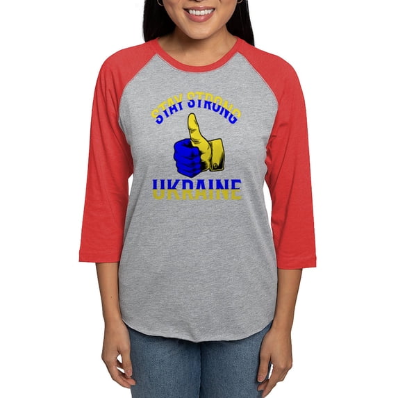 CafePress - Stay Strong Ukraine Support Uk Long Sleeve T Shirt - Womens Baseball Tee