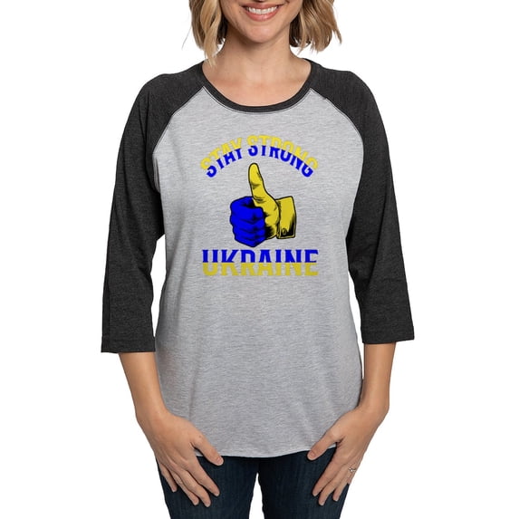 CafePress - Stay Strong Ukraine Support Uk Long Sleeve T Shirt - Womens Baseball Tee