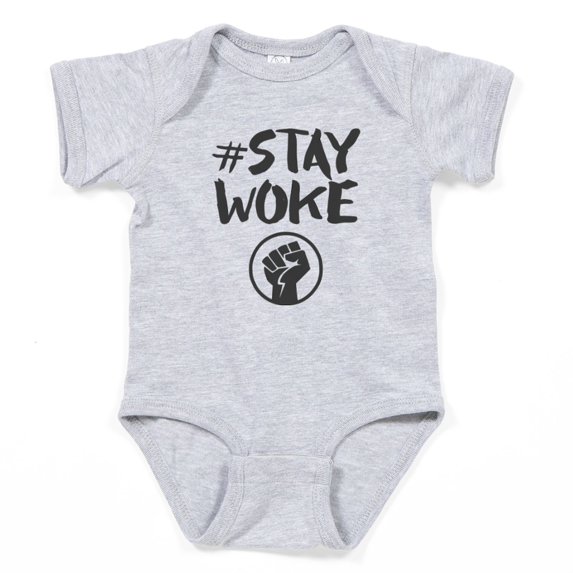CafePress - Stay Woke Black Lives Matter Body Suit - Cute Infant Bodysuit Baby Romper - Size Newborn - 24 Months