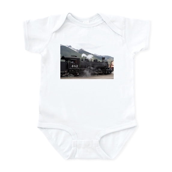 CafePress - Steam Train: Colorado 2 Infant Bodysuit - Baby Light Bodysuit, Size Newborn - 24 Months