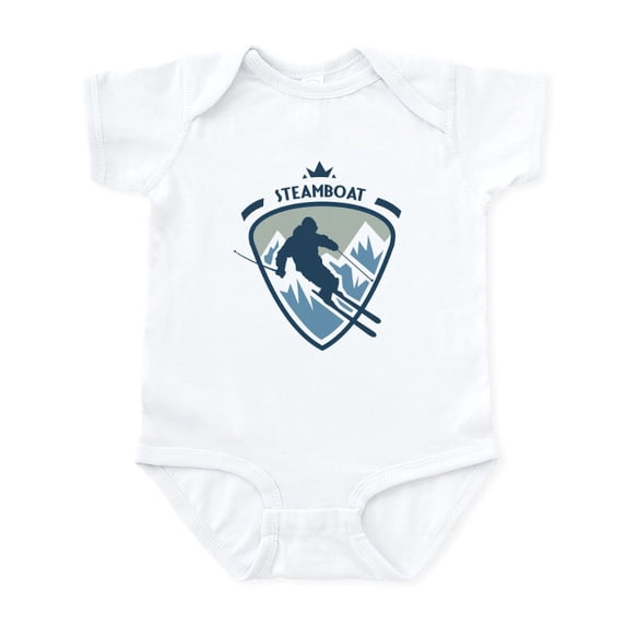 CafePress - Steamboat Infant Bodysuit - Baby Light Bodysuit, Size Newborn - 24 Months