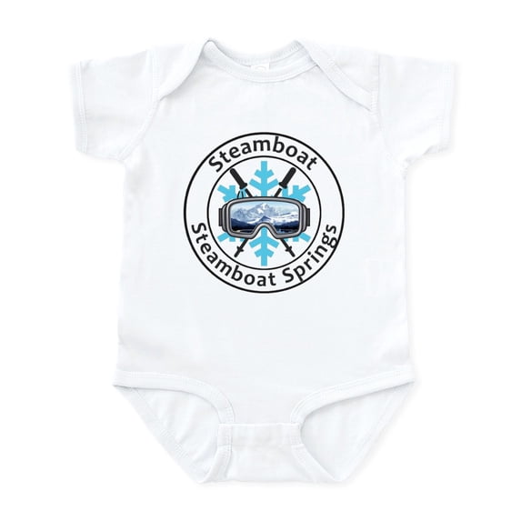 CafePress - Steamboat Ski Resort Steamboat Sprin Body Suit - Baby Light Bodysuit, Size Newborn - 24 Months