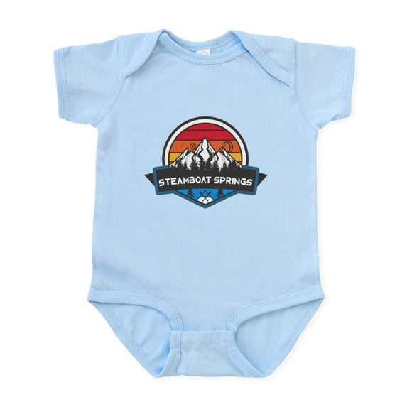 CafePress - Steamboat Ski Steamboat Springs Colorado Body Suit - Baby Light Bodysuit, Size Newborn - 24 Months