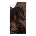 thumbnail image 1 of CafePress - Steampunk Horse - Large Beach Towel, Soft 30"x60" Towel with Unique Design, 1 of 3