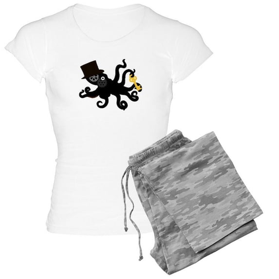 CafePress - Steampunk Octopus Pajamas - Women's Light Pajamas