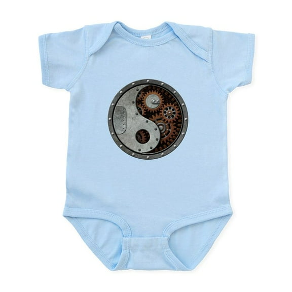 CafePress - Steampunk Yin Yang Body Suit - Baby Light Bodysuit, Size Newborn - 24 Months