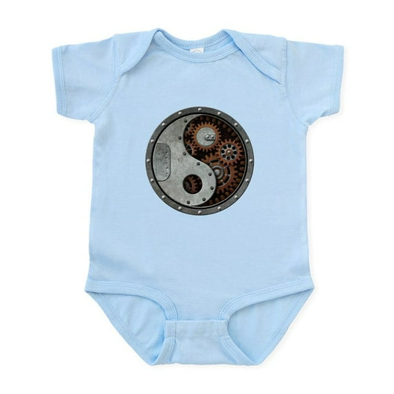 CafePress - Steampunk Yin Yang Body Suit - Baby Light Bodysuit, Size Newborn - 24 Months