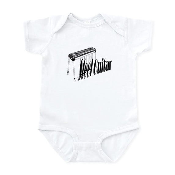CafePress - Steel Guitar Infant Creeper - Baby Light Bodysuit, Size Newborn - 24 Months