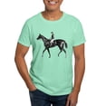 thumbnail image 1 of CafePress - Steelpechase Rider Dark T Shirt - Men's Classic Graphic Cotton T-Shirt, 1 of 4