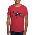 thumbnail image 1 of CafePress - Steelpechase Rider Dark T Shirt - Men's Classic Graphic Cotton T-Shirt, 1 of 4