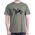 thumbnail image 1 of CafePress - Steelpechase Rider Dark T Shirt - Men's Classic Graphic Cotton T-Shirt, 1 of 4