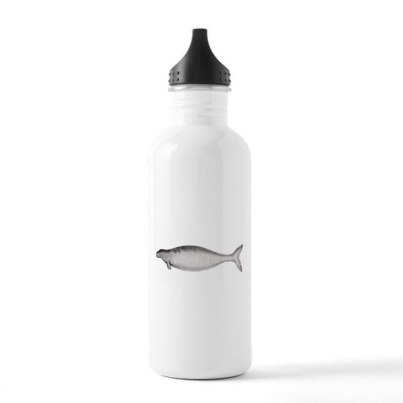 CafePress - Steller's Sea Cow Stainless Water Bottle 1 - Stainless Steel Water Bottle, Sports Bottle, 1.0L