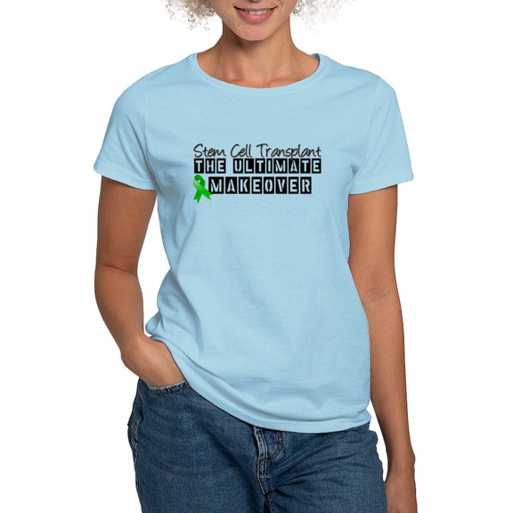 CafePress - Stem Cell Transplant Makeover Women's Light T Shir - Women's Classic T-Shirt