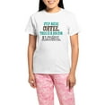 thumbnail image 1 of CafePress - Step Aside Coffee Women's Light Pajamas - Women's Short Sleeve Print T-Shirt and Pants Light Cotton Pajama Set, 1 of 7
