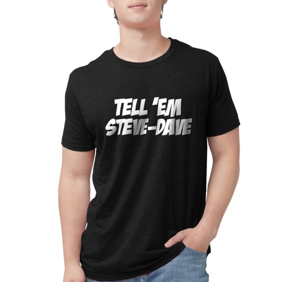 CafePress - Steve Dave Dark Men's Deluxe T Shirt - Mens Tri-blend T-Shirt
