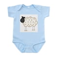 thumbnail image 1 of CafePress - Stick Figure Sheep Infant Bodysuit - Baby Light Bodysuit, Size Newborn - 24 Months, 1 of 4