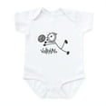 thumbnail image 1 of CafePress - Stick Figure Volleyball Infant Bodysuit - Baby Light Bodysuit, Size Newborn - 24 Months, 1 of 4