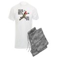 thumbnail image 1 of CafePress - Sticks And Stones Dirt Bike Motocross T-Shirt Men - Men's Light Pajamas, 1 of 1