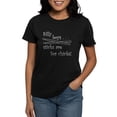 thumbnail image 1 of CafePress - Sticks Are For Chicks Women's Dark T Shirt - Women's Traditional Fit Dark T-Shirt, 1 of 4
