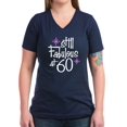 thumbnail image 1 of CafePress - Still Fabulous At 60 Women's V Neck Dark T Shirt - Women's V-Neck Dark T-Shirt, 1 of 1