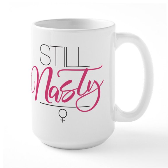 CafePress - Still Nasty Large Mug - 15 oz Ceramic Large White Novelty Mug