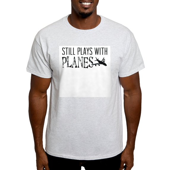 CafePress - Still Plays With Planes Mens Shirt - Men's Classic Graphic T-Shirt